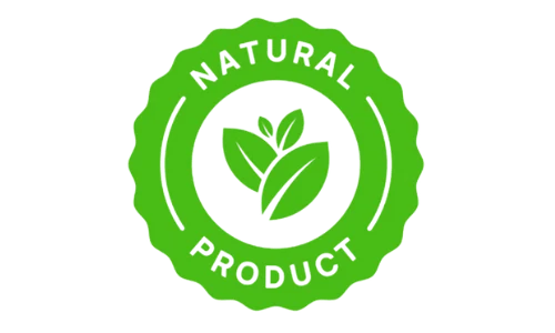 100 percent natural badge